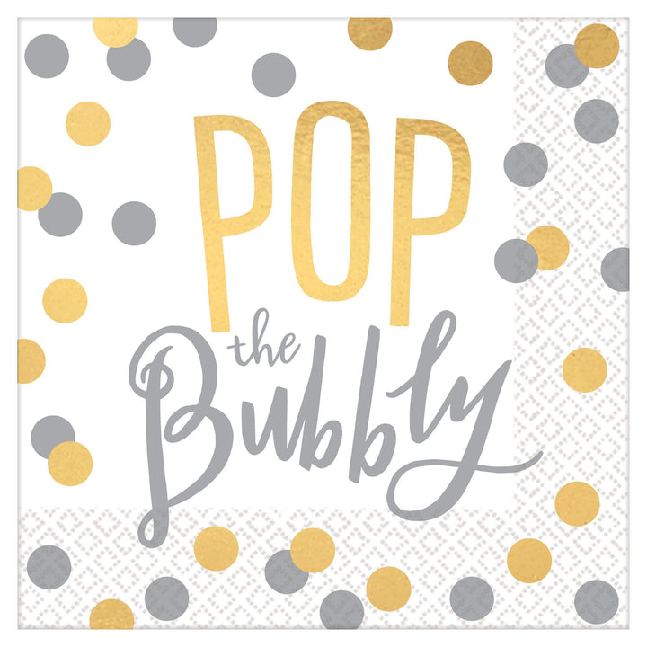 Gold Stripe Hot Stamped