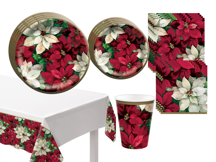 Christmas Poinsettia Party Kit