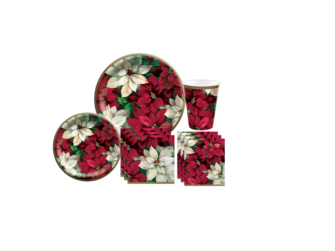 Christmas Poinsettia Party Kit