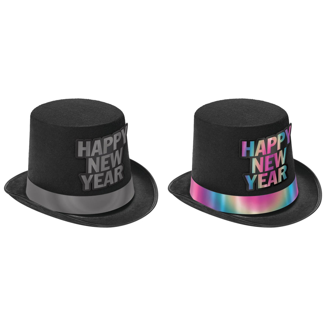 Happy New Year Illuminating Top Hat, New Year Party hat, 2023 Hat, New Year Party, New year Eve.
