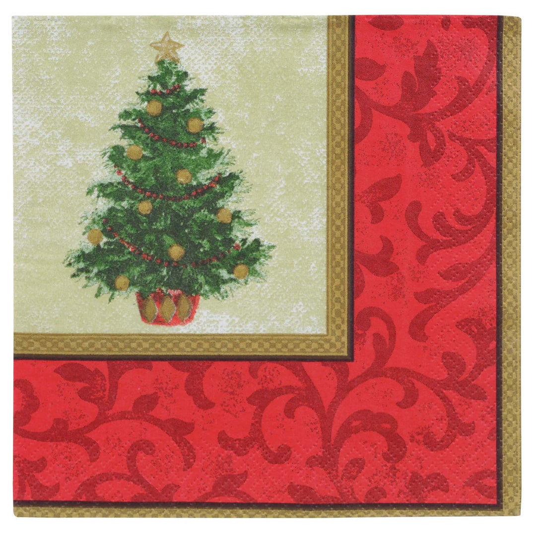 Classic Christmas Tree Metallic Party Kit