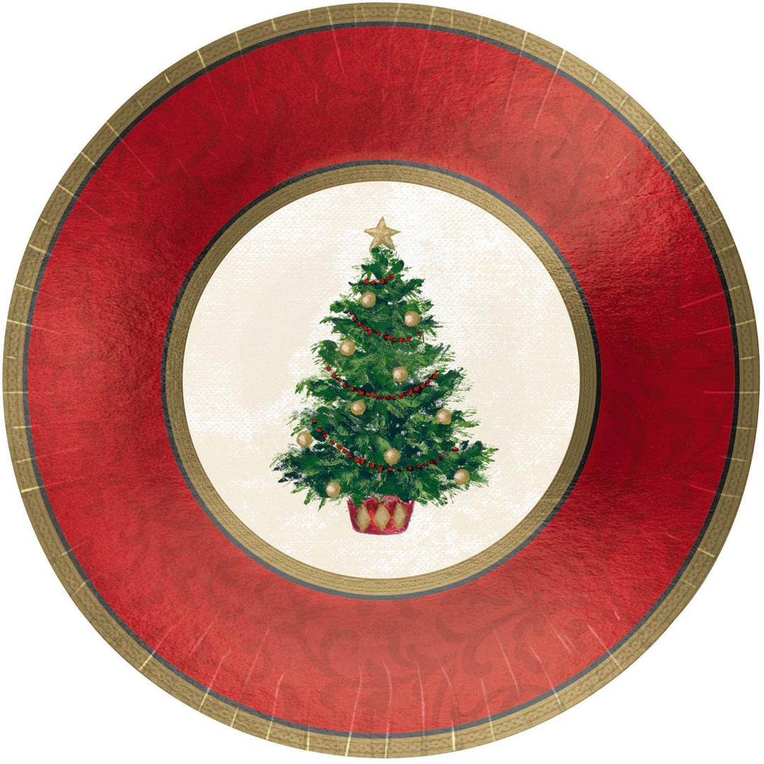 Classic Christmas Tree Metallic Party Kit
