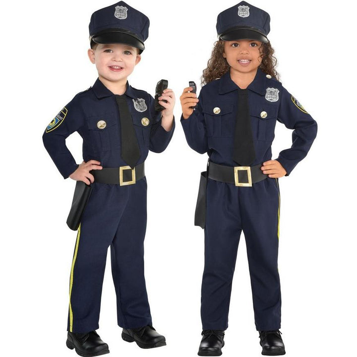 Police Officer Inspired Costume/Kid Costume/ Halloween Costume/ Kids Halloween Costume/Baby Costume/Toddler Costume