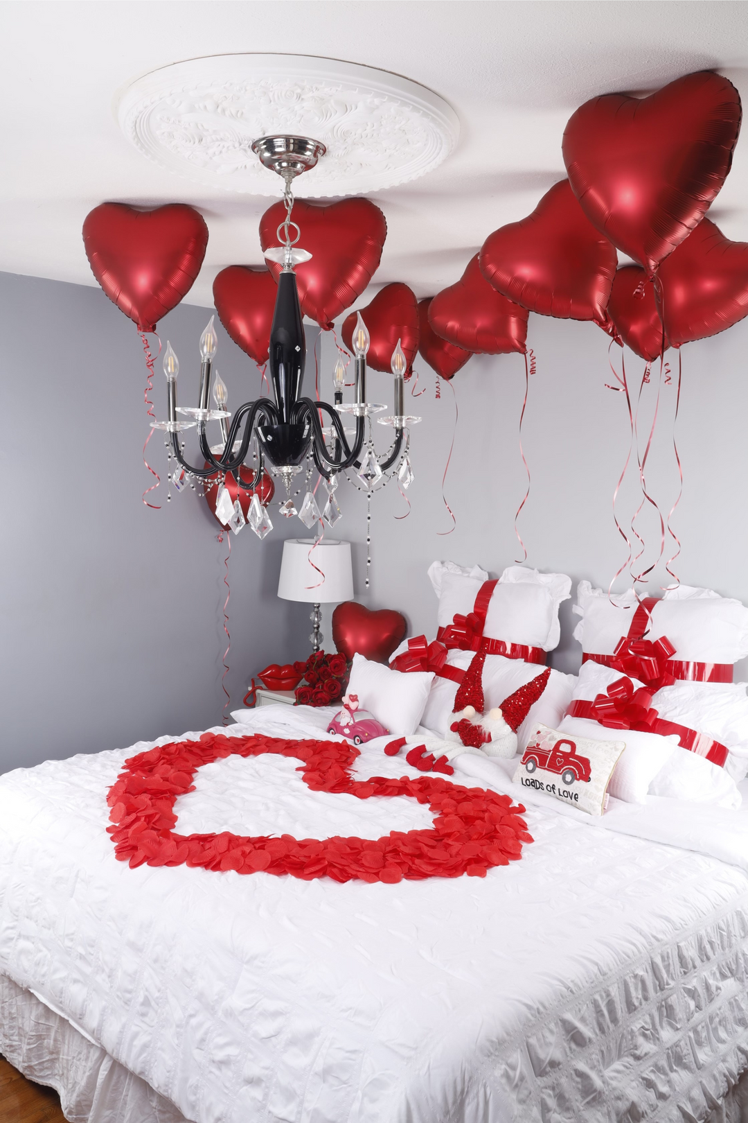 Valentine Day Petals, Red Roses Petals, 300 Rose Petals