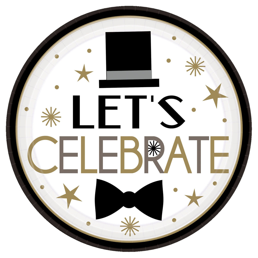 New Year Eve Dapper Night Tableware