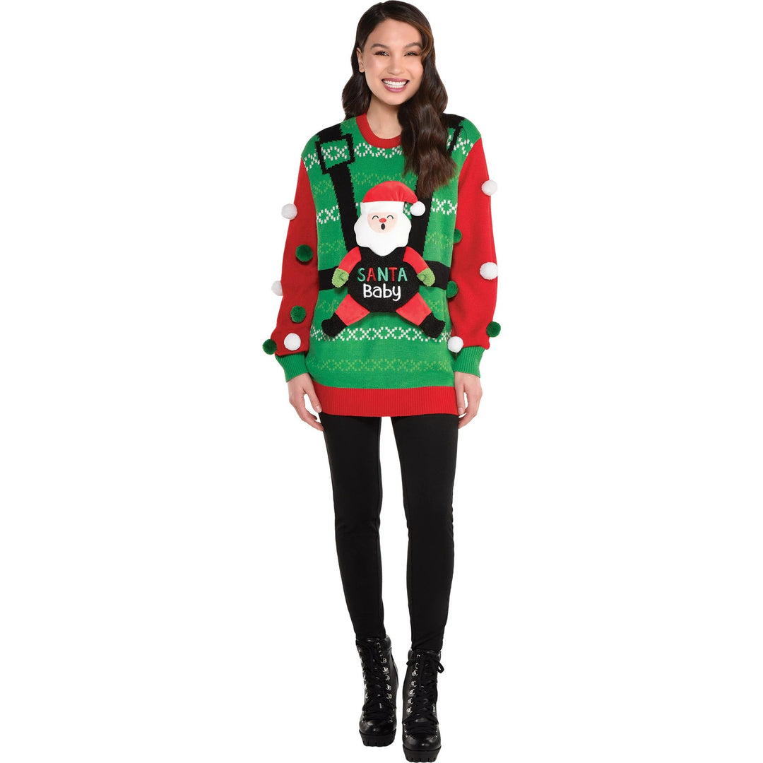 Santa Baby Ugly Sweater Adult (S, M, L, XL)