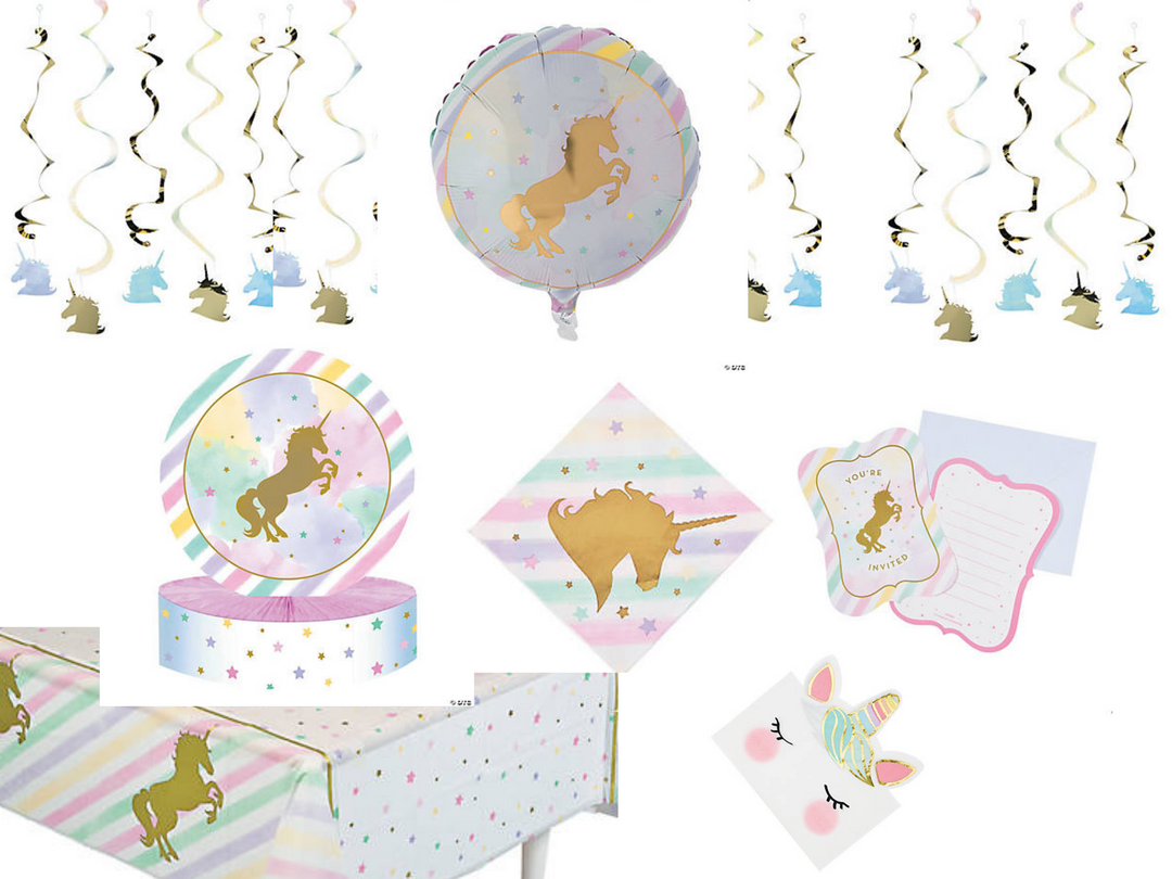 Sparkle Unicorn Party Kit