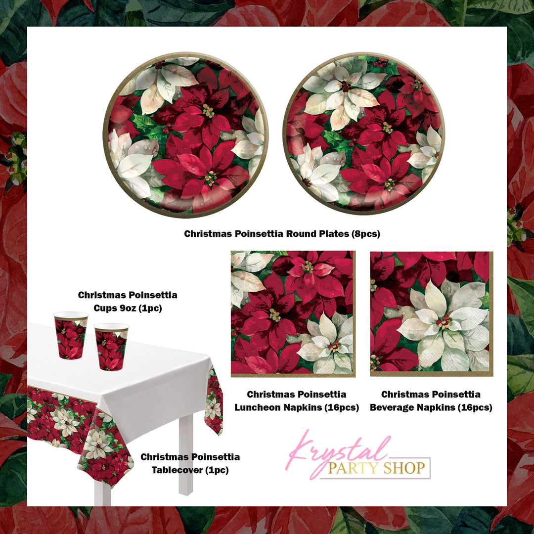 Christmas Poinsettia Party Kit