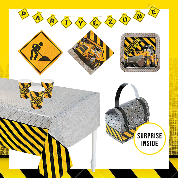 Paper Construction Zone Party Kit
