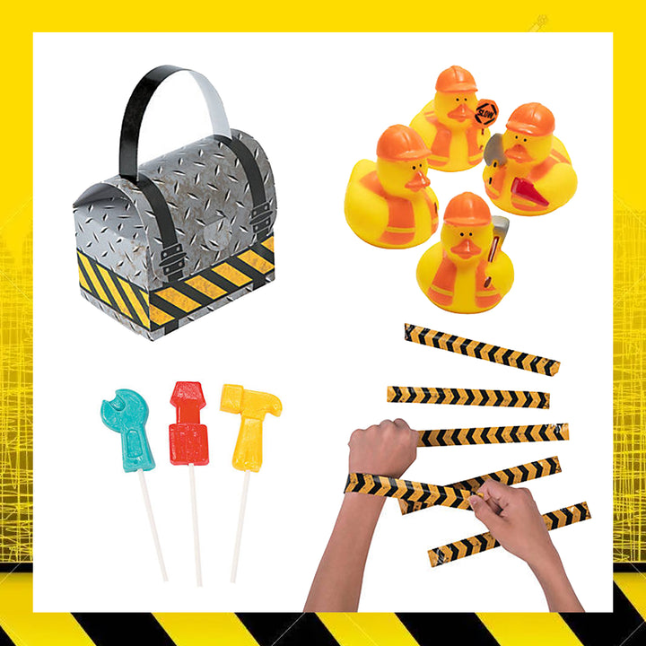 Paper Construction Zone Party Kit