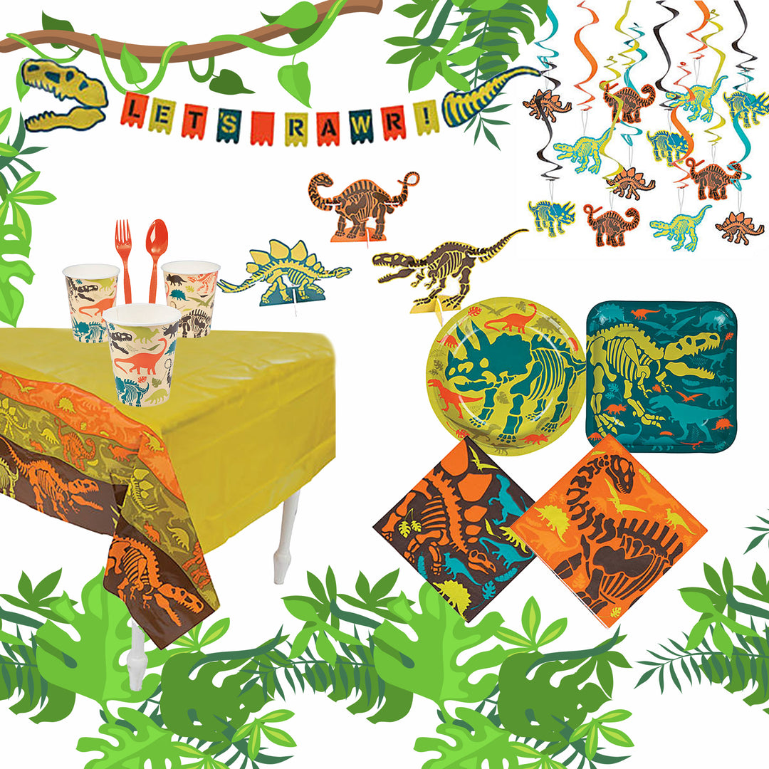 Dino Dig Party Kit for 16 Guests