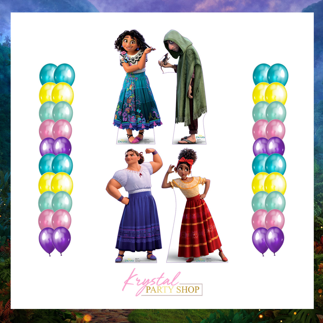 Encanto Family Set of 4 Mini Cardboard Cutouts