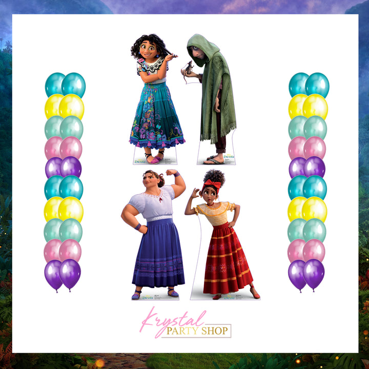 Encanto Family Set of 4 Mini Cardboard Cutouts