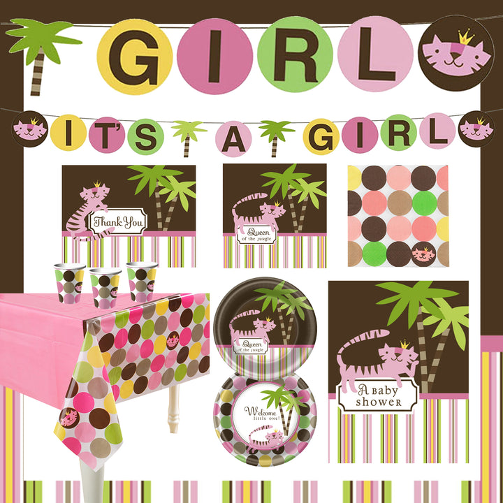 Queen of the Jungle Baby Shower Party Kit