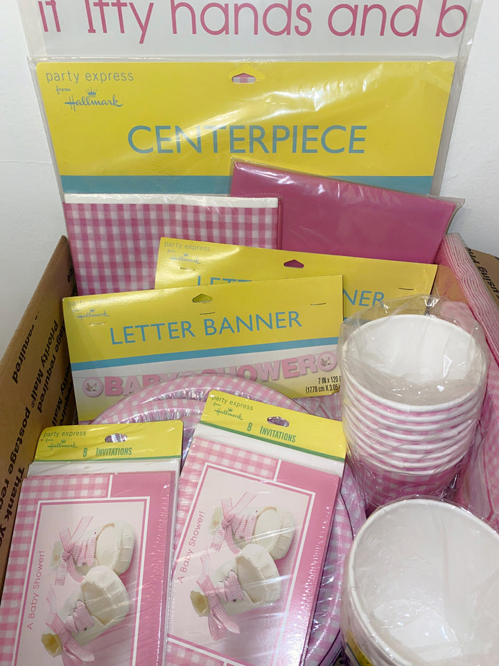 Baby Girl Shoe Baby Shower Party Kit