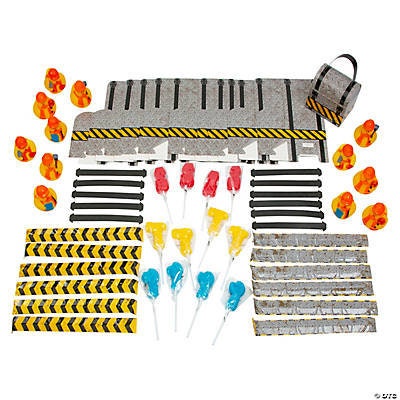 Construction Party Favor Kits For 12 Guest