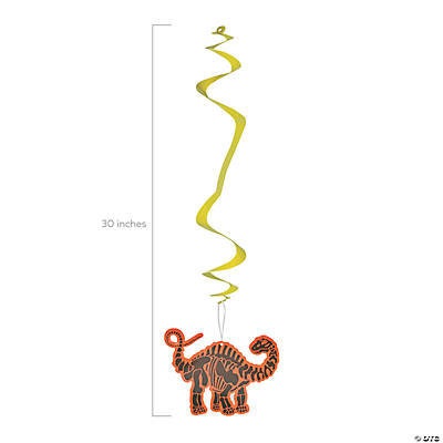 Dino Dig Hanging Swirl Decorations