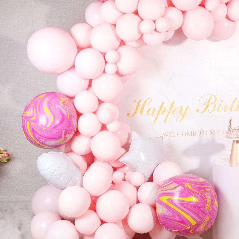 Pale Pink Balloons Garland Kit