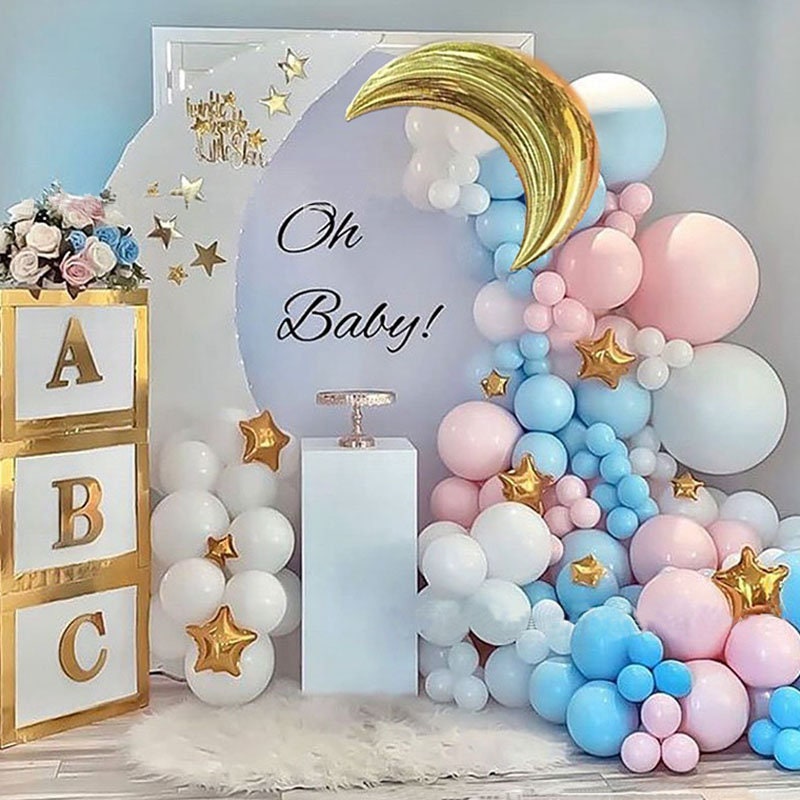 Magical Rainbow Macaron Balloons Garland Arch Kit