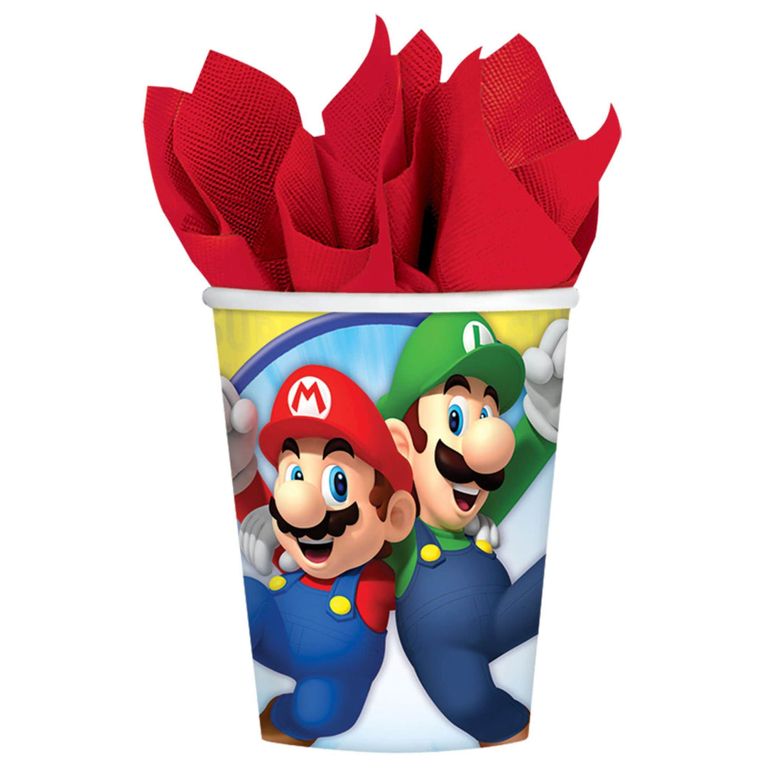 Super Mario Bros Children's Deluxe Birthday Party Kit