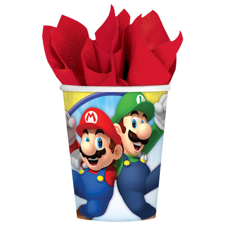Super Mario Bros Children's Deluxe Birthday Party Kit