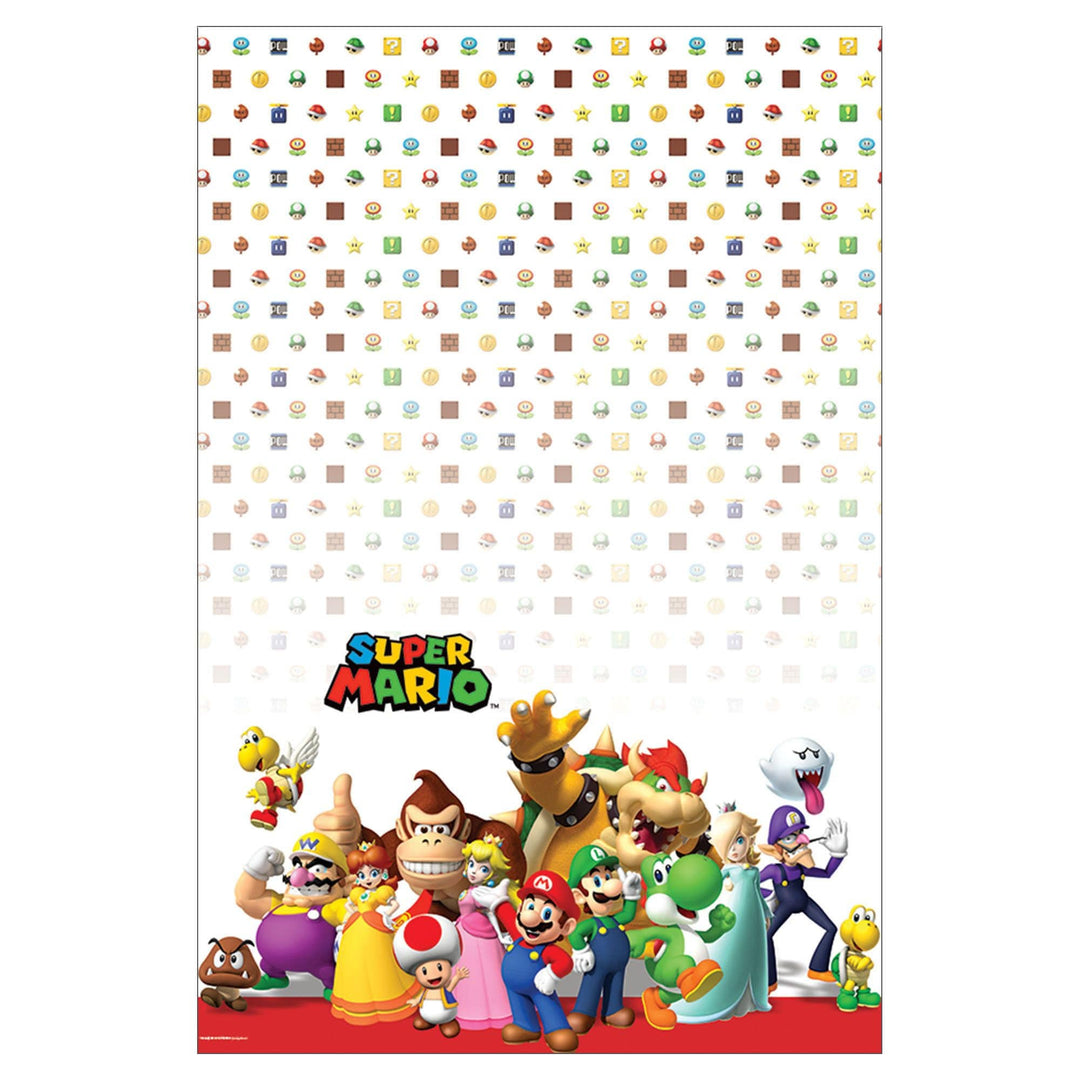 Super Mario Bros Children's Deluxe Birthday Party Kit