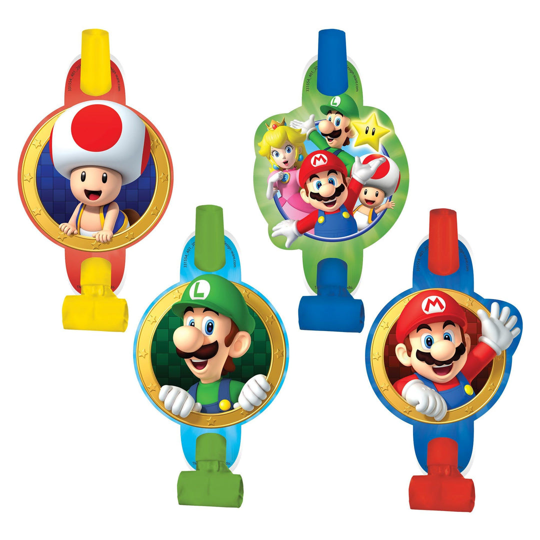 Super Mario Bros Children's Deluxe Birthday Party Kit