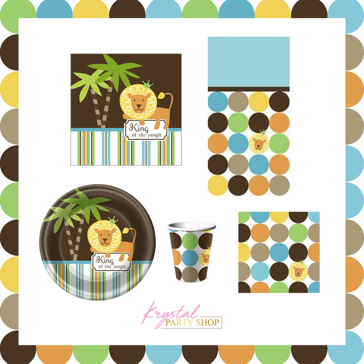 King of the Jungle Baby Shower Party Kit