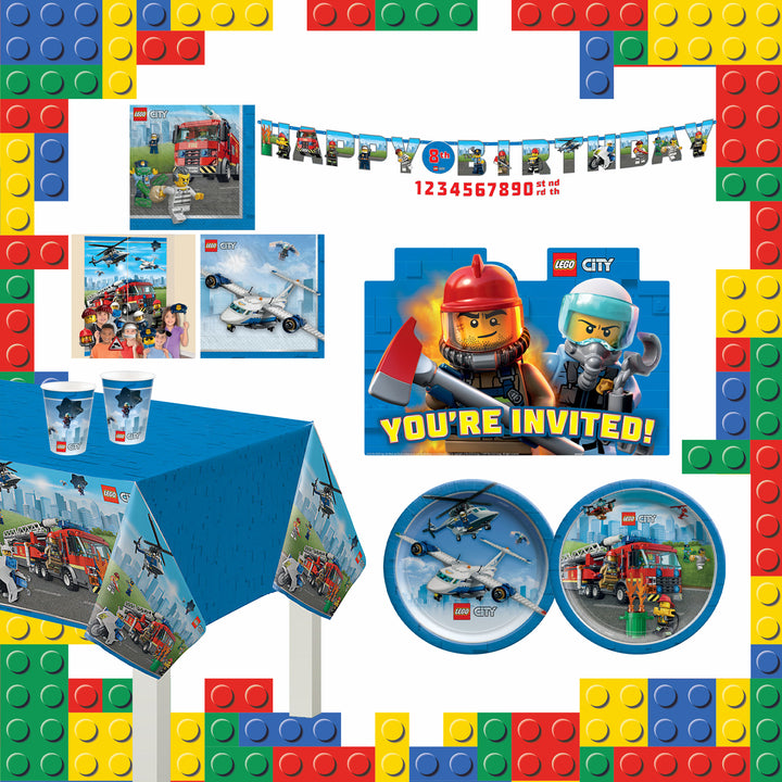 Lego City Party Kit