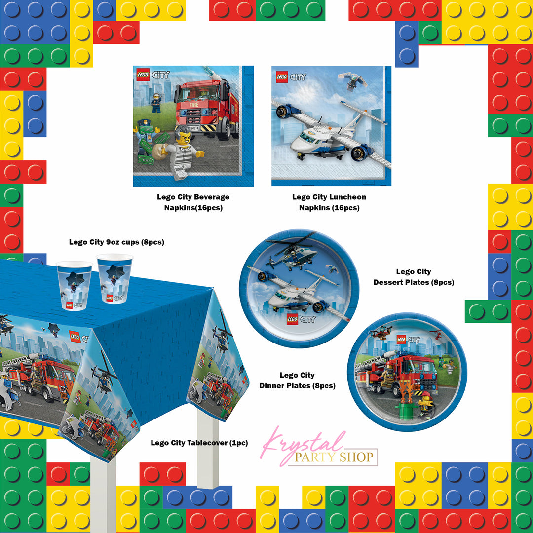 Lego City Party Kit