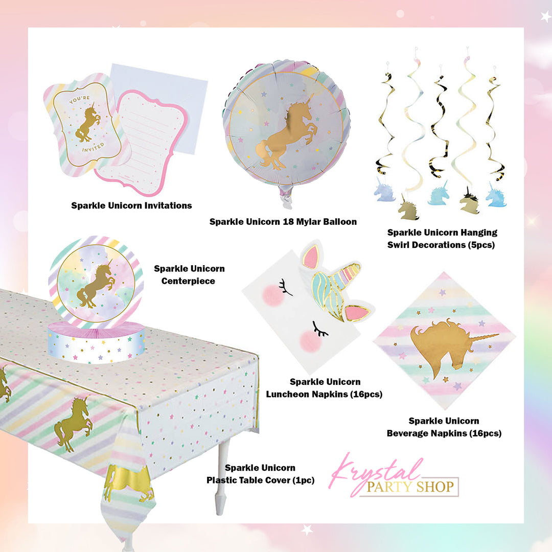 Sparkle Unicorn Party Kit