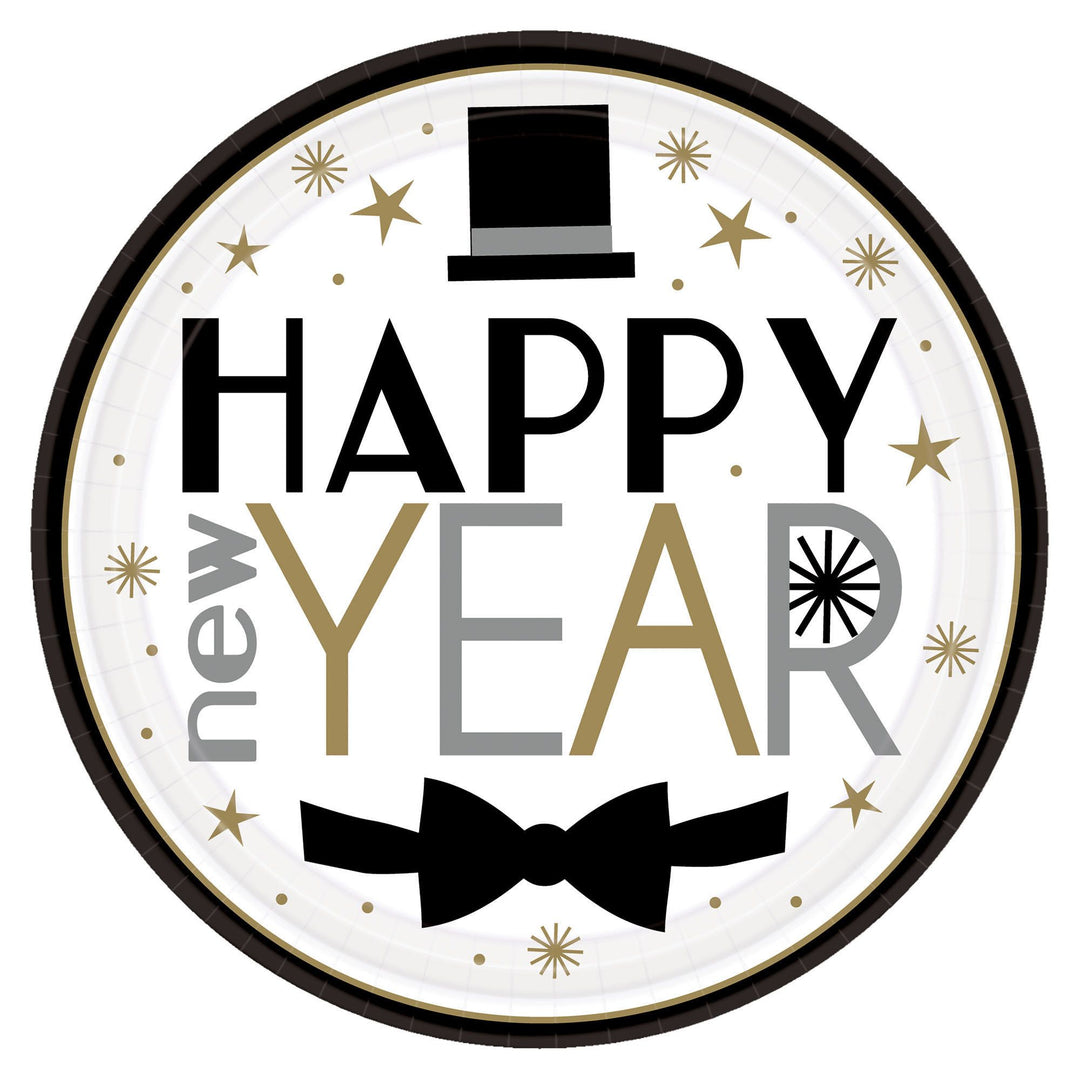 New Year Eve Dapper Night Tableware