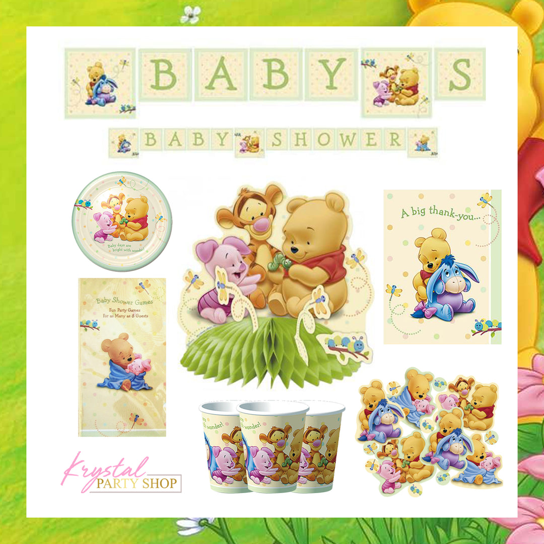 Baby Winnie the Pooh and Friends Baby Shower Party Kit