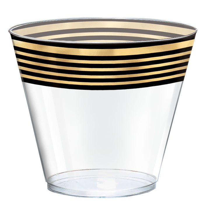 Gold Stripe Hot Stamped
