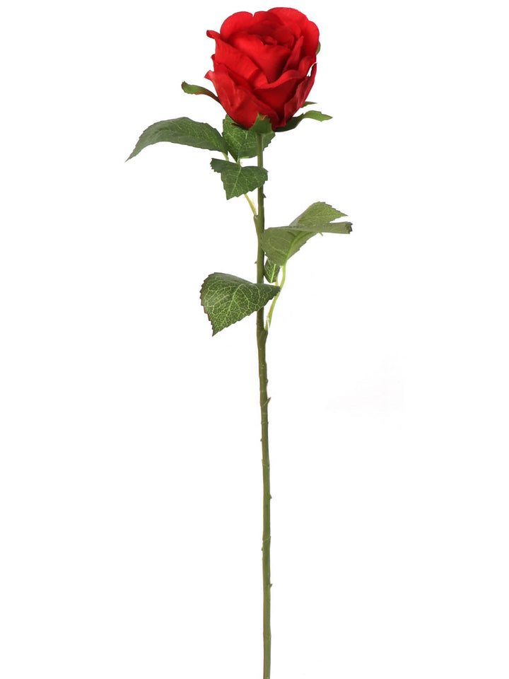 Valentine Day Red Roses, Artificial Red Flowers Silk Roses, Fake Bridal Wedding Bouquet, Home Garden Floral Decor