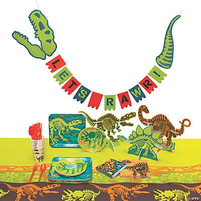 Dino Dig Party Kit for 8 Guest
